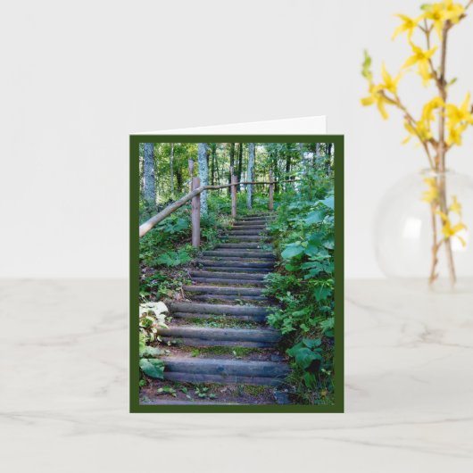 旅は一歩ずつ カード (黄色い花)