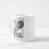 旅は中にある – 第三サイケデリック眼視力 コーヒーマグカップ (正面左)