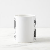 旅は中にある – 第三サイケデリック眼視力 コーヒーマグカップ (中央)
