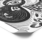 旅は中にある – 第三サイケデリック眼視力 ポスター (角)