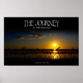 『旅は報酬』感動的引用文 ポスター (正面)