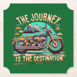 旅は目的地である：ヴィンテージバイク ペーパーコースター
