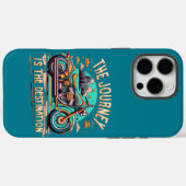 旅は目的地である:ヴィンテージバイク Case-Mate iPhoneケース (裏面 (横))