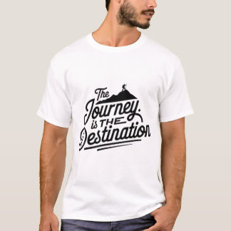 旅は目的 Tシャツ