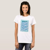 旅は私の療しTシャツ Tシャツ (正面フル)