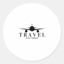 旅は私の癒し ラウンドシール