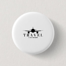 旅は私の癒し 缶バッジ