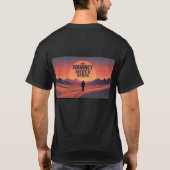 旅は終わりなく冒険エクスプローラーTシャツ Tシャツ (裏面)