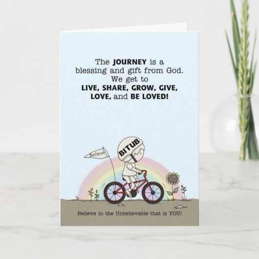 旅は贈り物 カード (正面)