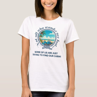 旅は道連れ... 女性用クルーズTシャツ Tシャツ