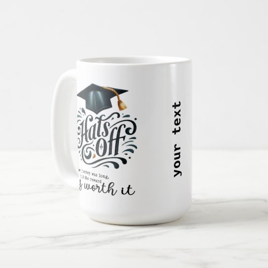 旅は長かった コーヒーマグカップ (正面左)