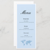 旅をテーマにし結婚たメニュー メニュー (正面/裏面)