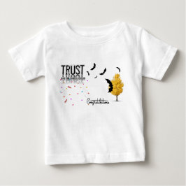 旅を信じて ベビーTシャツ - 励ましの言葉