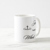 "旅を信じる：イエスは運転を受ける" コーヒーマグカップ (正面右)