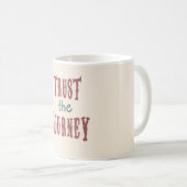 旅を信頼する コーヒーマグカップ (正面右)
