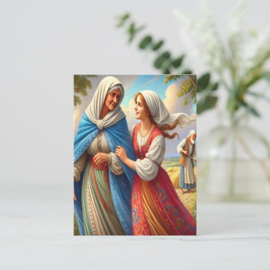 旅を共有する旅への思いやり ポストカード (スタンド正面)