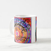 旅を受け入れる コーヒーマグカップ (正面左)