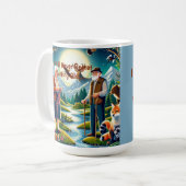 旅を受け入れる：老いへの永遠の献上品 コーヒーマグカップ (正面左)