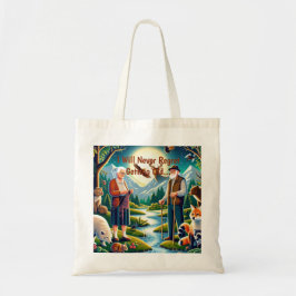 旅を受け入れる：老いへの永遠の献上品 トートバッグ