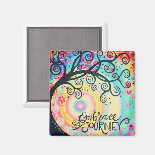 旅を受け入れ感動的る マグネット (正面/裏面)