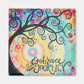 旅を受け入れ感動的る マグネット (正面)