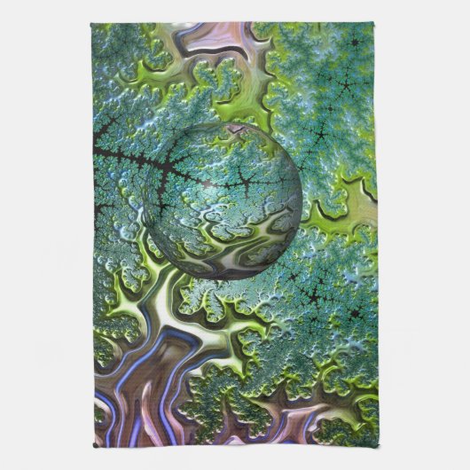 旅を楽しむチャータオル キッチンタオル (縦)