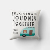 旅を楽しむ一緒にレトロキャンパー クッション (裏面)