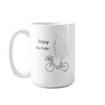  旅を楽しむ: シンプルな自転車と花の芸術 