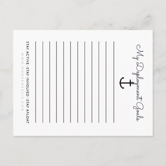 旅を楽しむ – 導入ゴールはがき ポストカード (裏面)