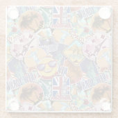 旅カラフル行シール ガラスコースター (裏面)