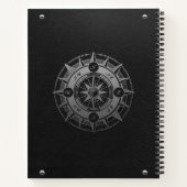 旅パーソナライズされた行仕訳帳 ノートブック (裏面)