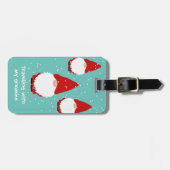 旅パーソナライズされた行手荷物のタグとおもしろい格言 ラゲッジタグ (正面横)