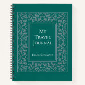 旅パーソナライズされた行記 ノートブック (正面)