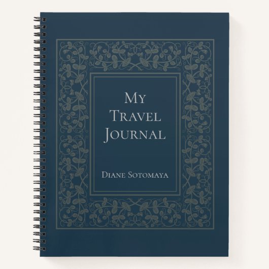 旅パーソナライズされた行記 ノートブック (正面)