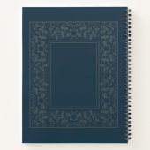 旅パーソナライズされた行記 ノートブック (裏面)