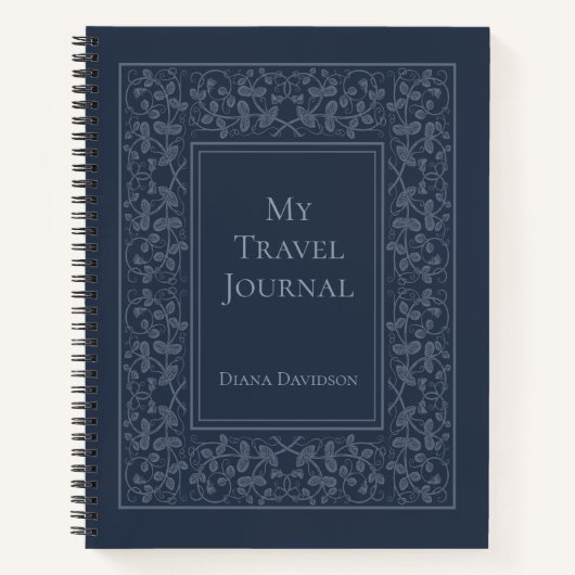 旅パーソナライズされた行記 ノートブック (正面)