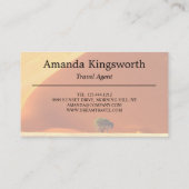 旅モダン行代理店プロフェッショナルアフリカナミビア 名刺 (裏面)