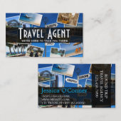 旅モダン行代理店名刺 名刺 (正面/裏面)
