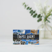 旅モダン行代理店名刺 名刺 (スタンド正面)