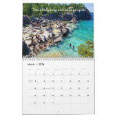 旅ユーモアのある行引用文 カレンダー (3月 2026)