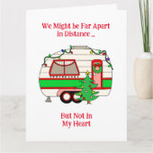 旅人からの聖降誕祭お目出とう カード (正面)