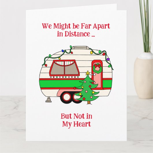 旅人からの聖降誕祭お目出とう カード (正面)