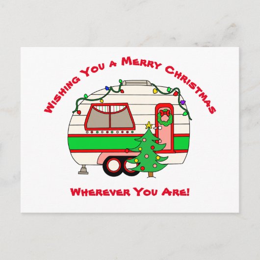 旅人からの聖降誕祭お目出とう シーズンポストカード (正面)