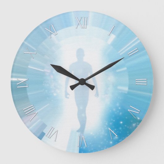 旅人の宇宙と時間 ラージ壁時計 (正面)