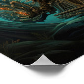 旅人の華美乗馬引き上げ ポスター (角)