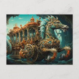 旅人の華美乗馬引き上げ ポストカード