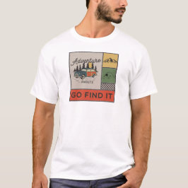 旅人よ、見つけに行こう冒険の探究心 Tシャツ
