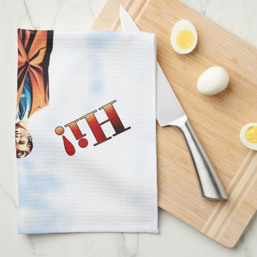 旅人 キッチンタオル (四つ折り)