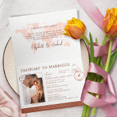 旅券旅行先テラコッタ結婚ズ 招待状