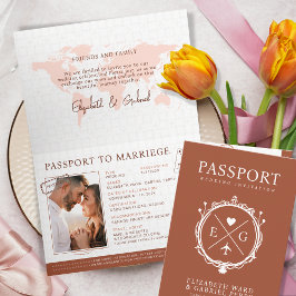 旅券旅行先テラコッタ結婚ズ 招待状